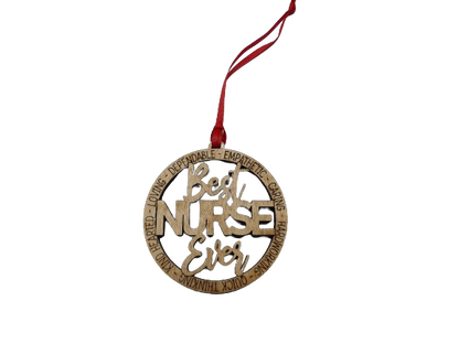 Best Nurse Ever Ornament