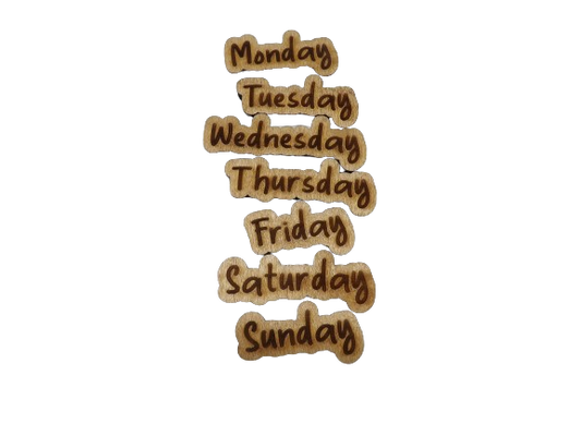 Days of the Week Magnets