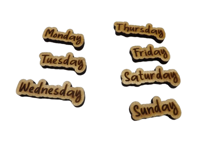 Days of the Week Magnets
