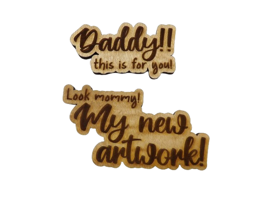 Artwork for Mommy and Daddy Magnets (Set of 2)