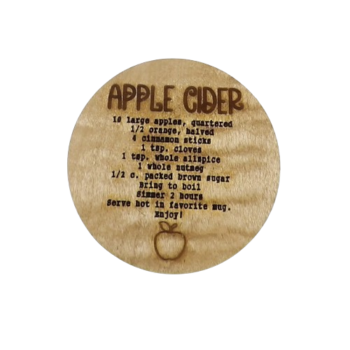 Apple Cider Recipe Magnet