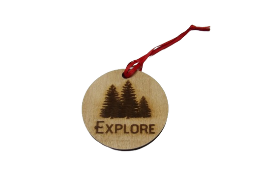 Explore Wooden Christmas Tree Ornament