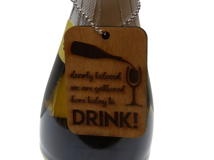 Dearly Beloved Wine Tag