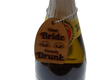 Future Bride Presently Drunk Wine Tag