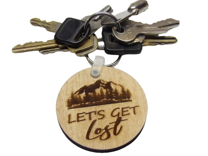 Let's Get Lost Keychain