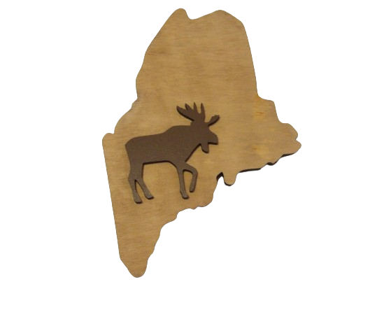 Maine Moose Sign