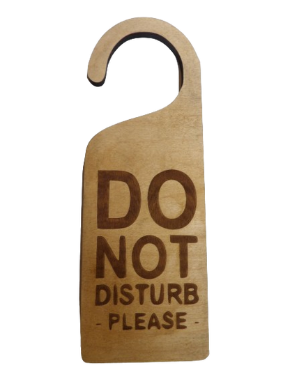 Do Not Disturb Door Hanger