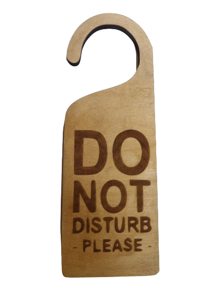 Do Not Disturb Door Hanger