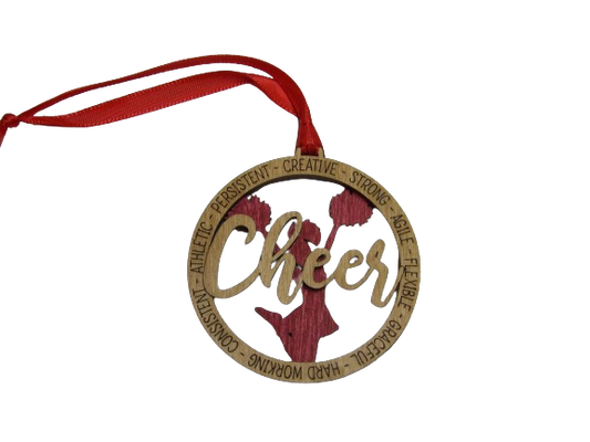 Cheerleading Ornament