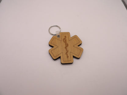 Paramedic EMS Shield Keychain