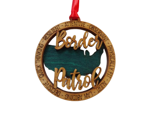 Border Patrol Ornament