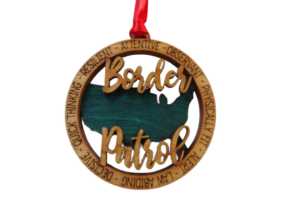 Border Patrol Ornament