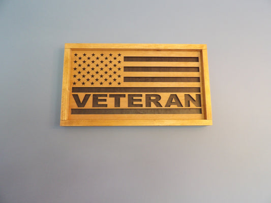 Veteran Flag Sign