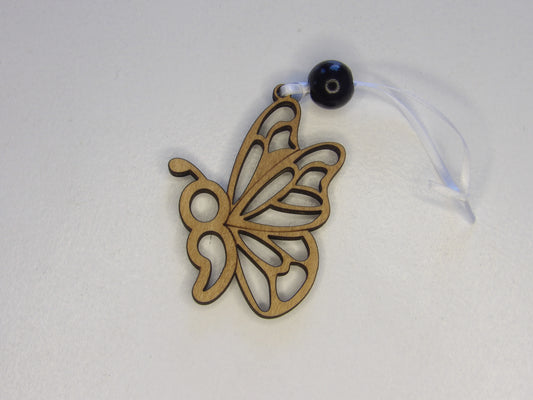 Renewed Hope, Unyielding Strength: Suicide Prevention Butterfly Wooden Christmas Tree Ornament