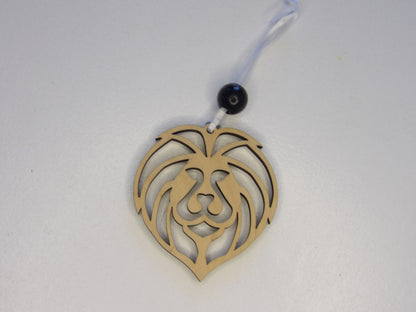 A Story of Strength and Protection: Lion Wooden Christmas Tree Ornament