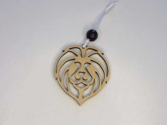 A Story of Strength and Protection: Lion Wooden Christmas Tree Ornament