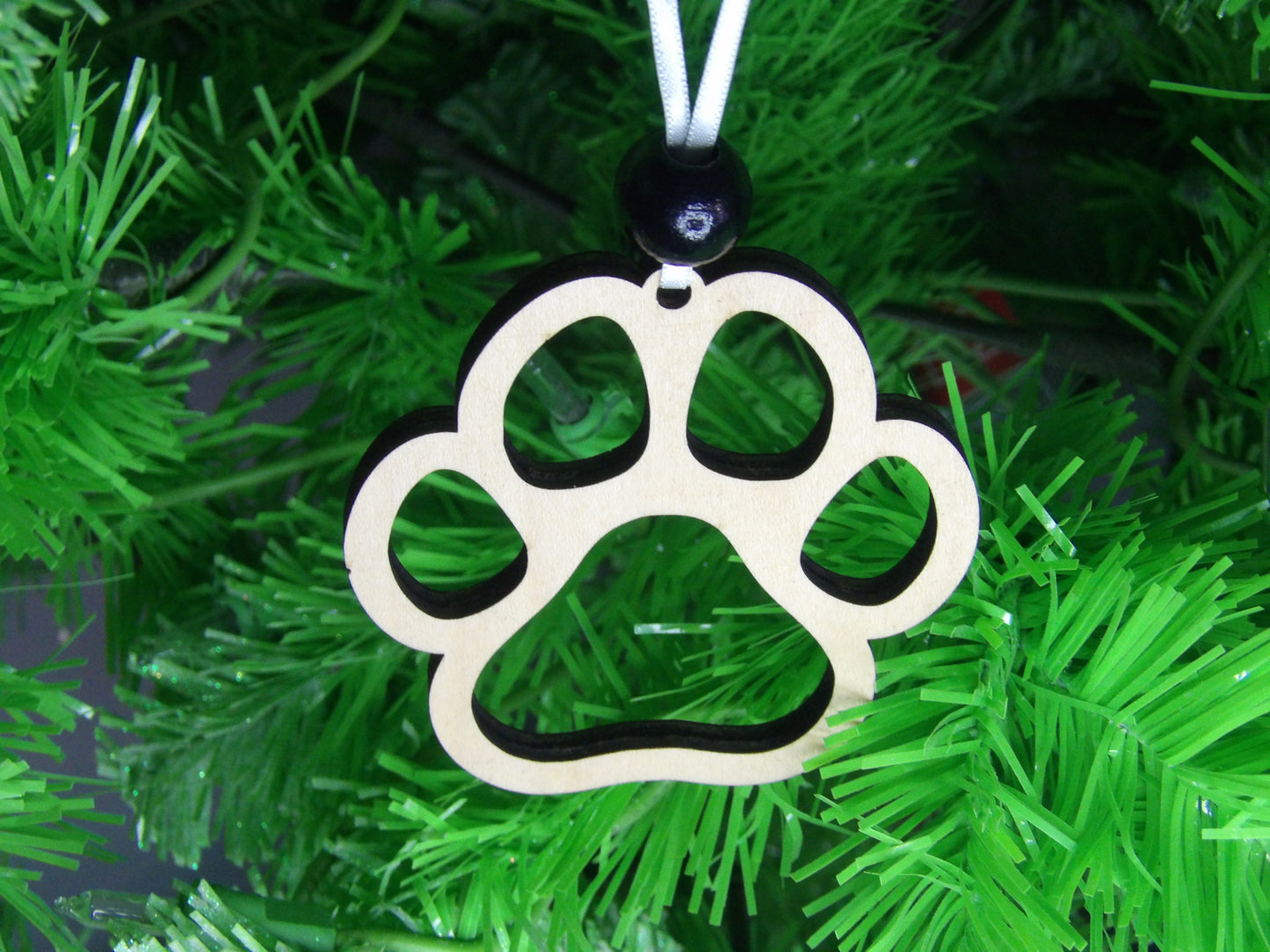 The Eternal Bond of Unconditional Love: Dogs Wooden Christmas Tree Ornament