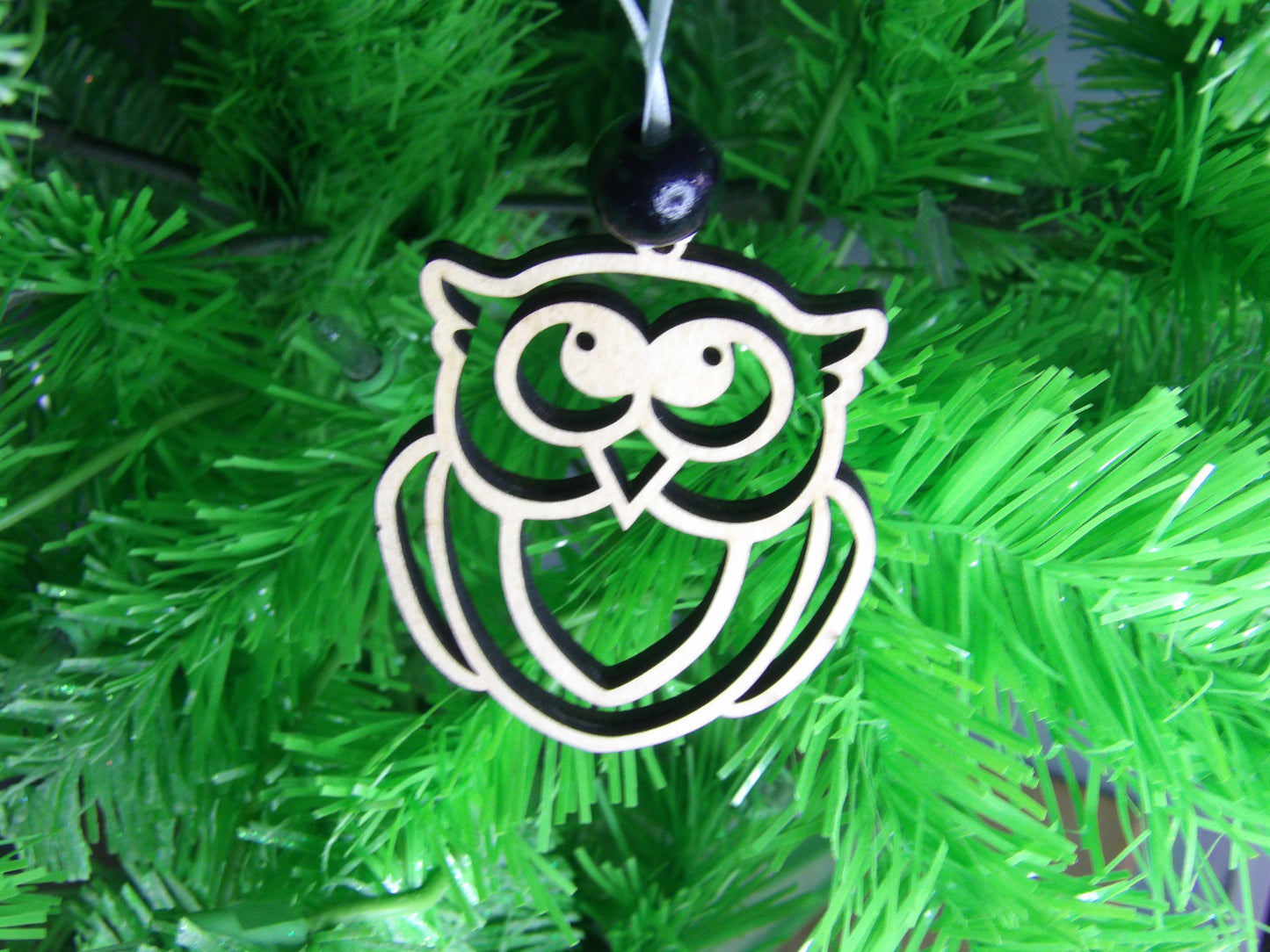 The Wise Educator: Owl Wooden Christmas Tree Ornament