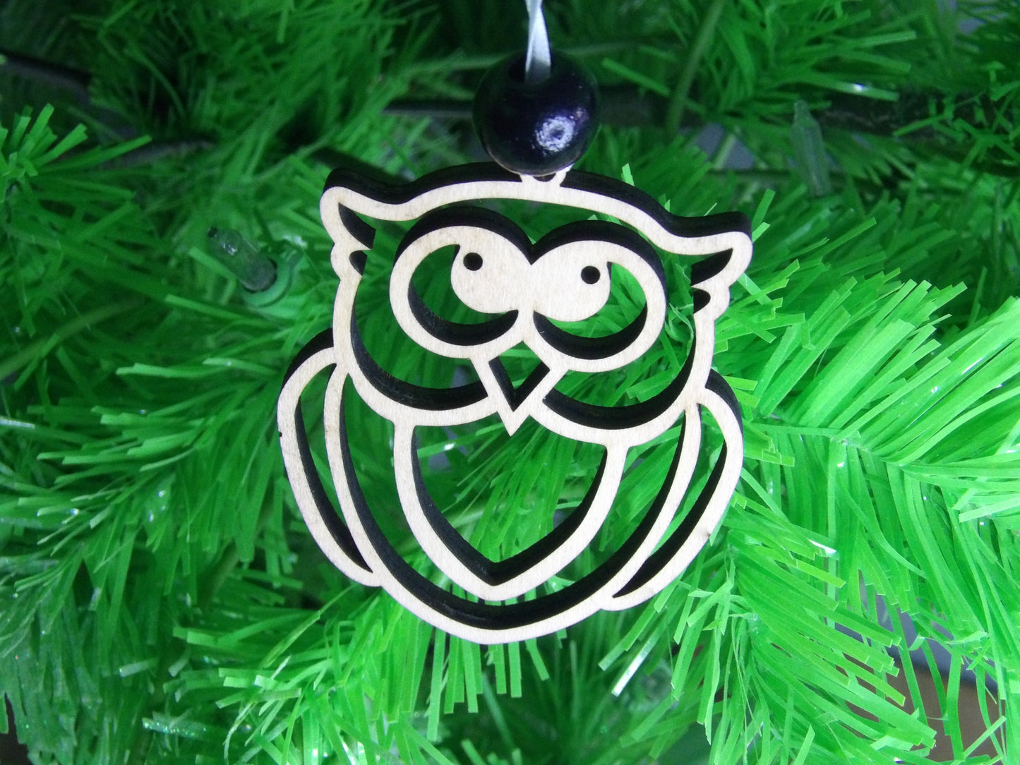 The Wise Educator: Owl Wooden Christmas Tree Ornament