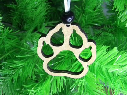 The Magic of Our Soulful Companions: Cats Wooden Christmas Tree Ornament