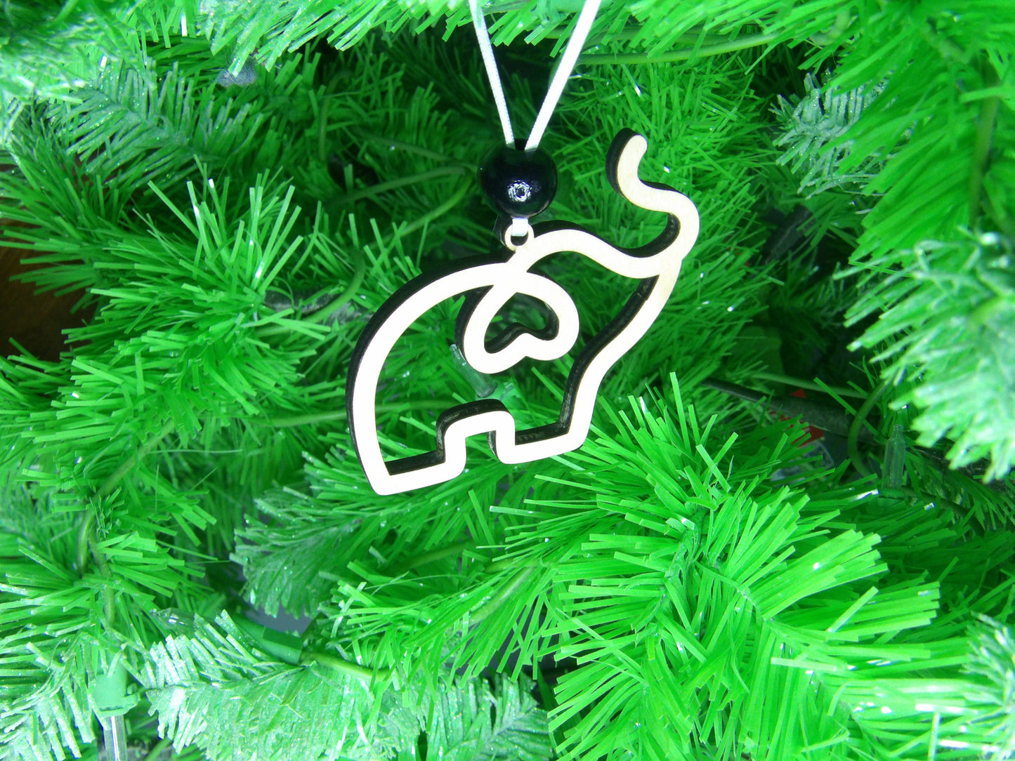 The Unbreakable Bond of Sisterhood: Elephant Wooden Christmas Tree Ornament