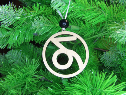 The Steadfast Achiever: Capricorn Astrological Sign Wooden Christmas Tree Ornament