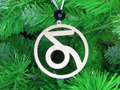 The Steadfast Achiever: Capricorn Astrological Sign Wooden Christmas Tree Ornament