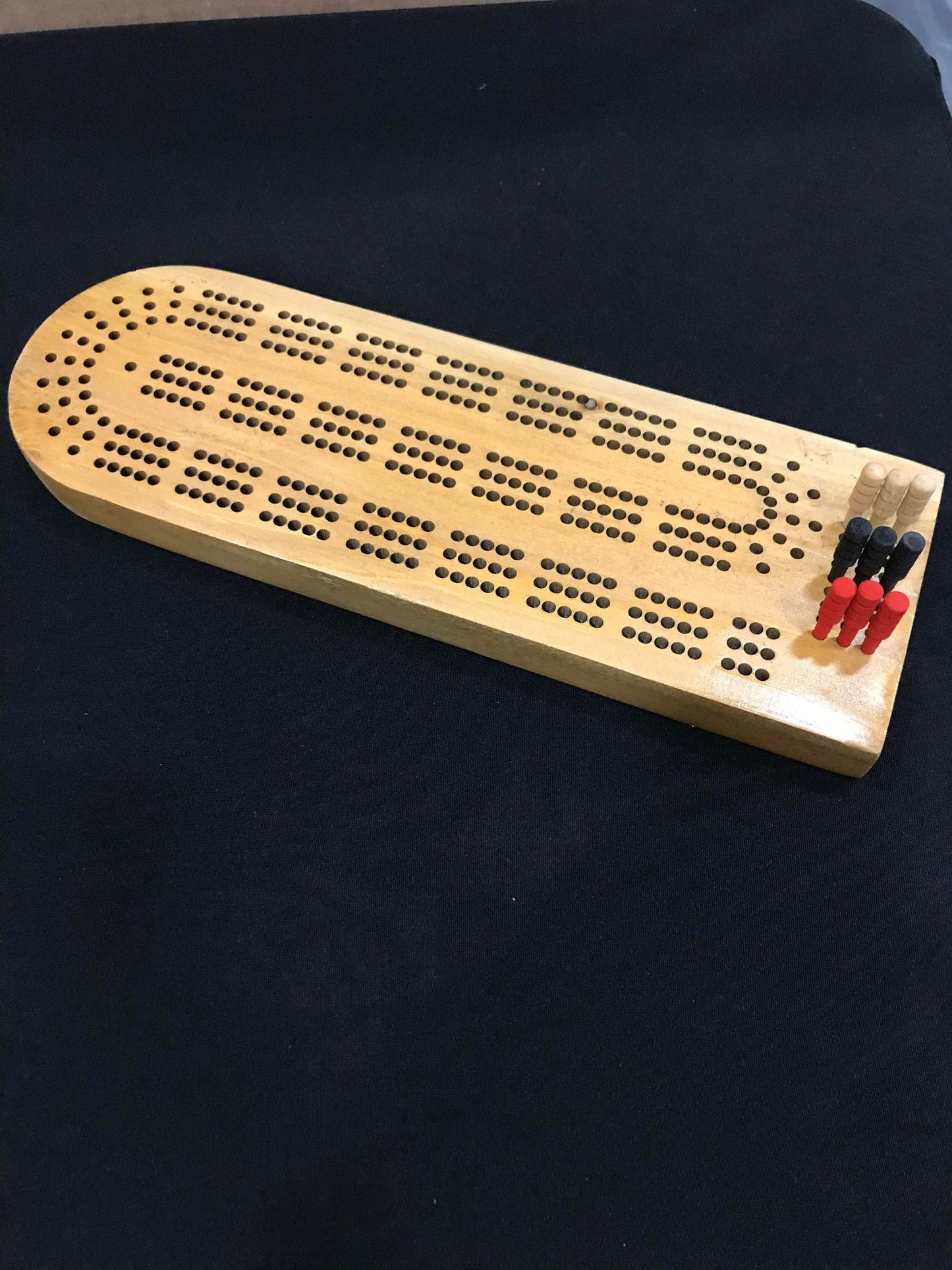 Rounded Edge Wooden Cribbage Game Boards