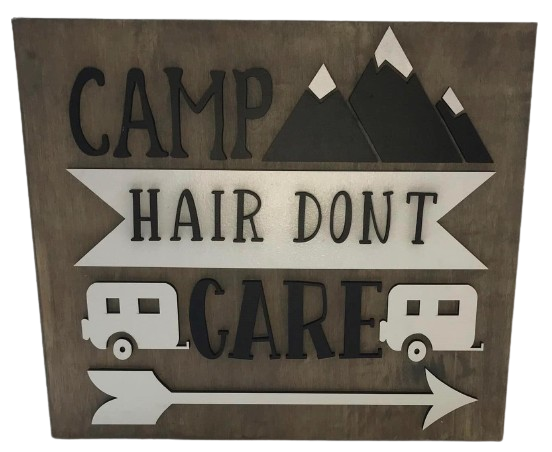 Camp Hair Sign