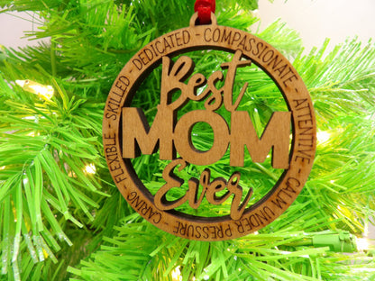 Best Mom Ever Ornament