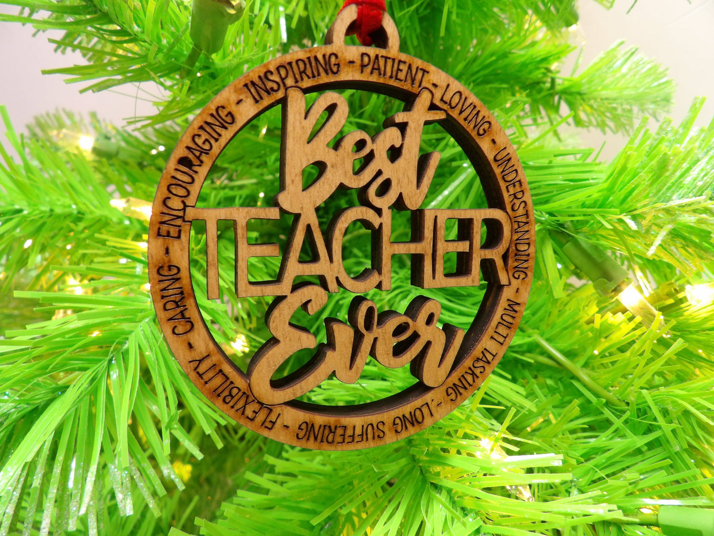 Best Teacher Ever Ornament