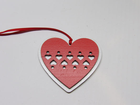 Two-Layer Heart Ornament