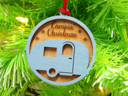Campin Christmas Ornament