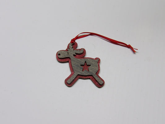 Two-Layer Reindeer Ornament