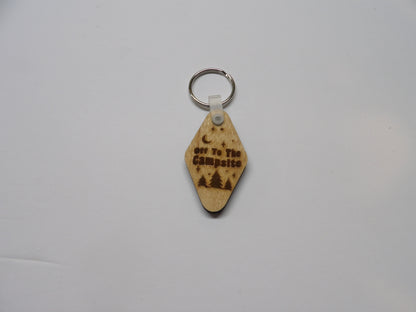 Off to the Campsite Keychain