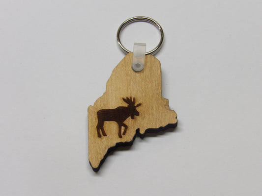 State of Maine Moose Keychain