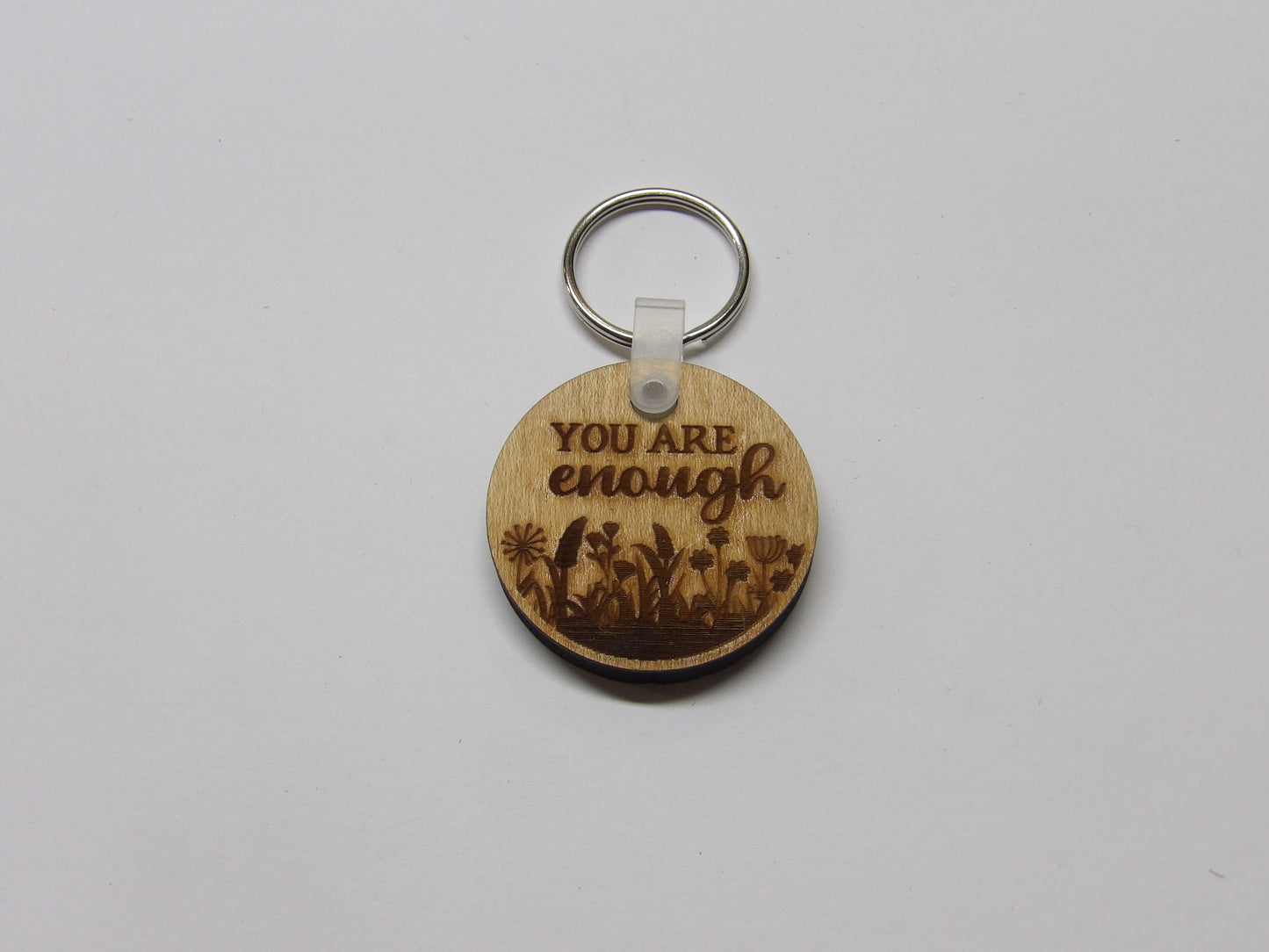 You Are Enough Wildflower Keychain