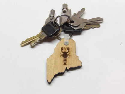 State of Maine Lobster Keychain