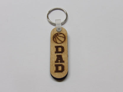 Dad Sports Keychains (8 Variants)