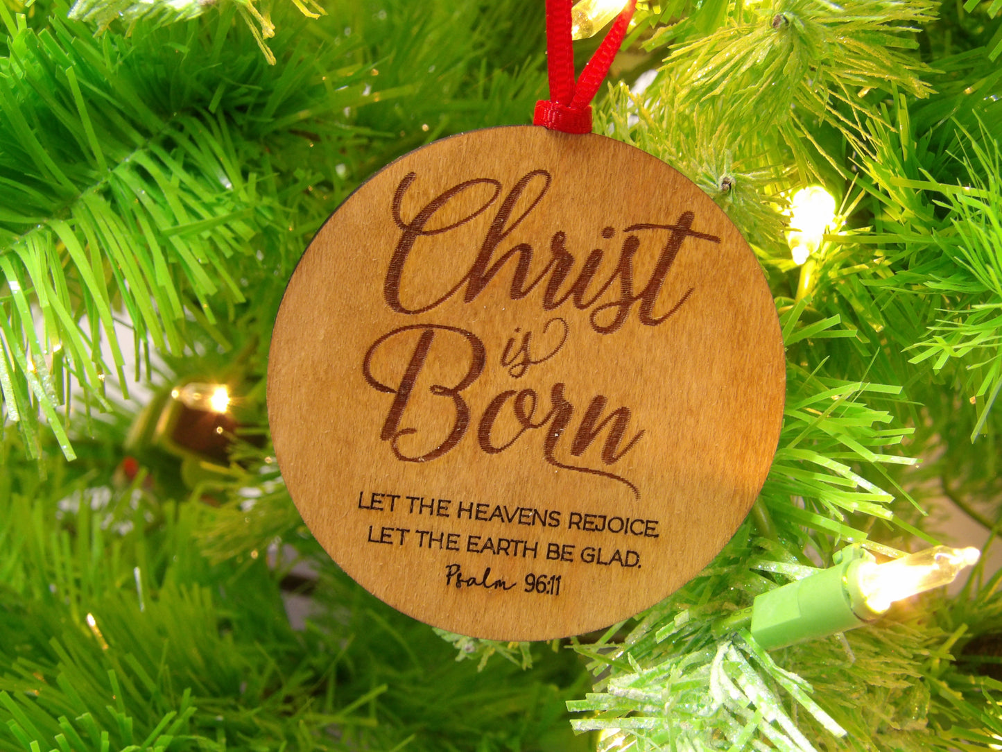 Christ Is Born Ornament