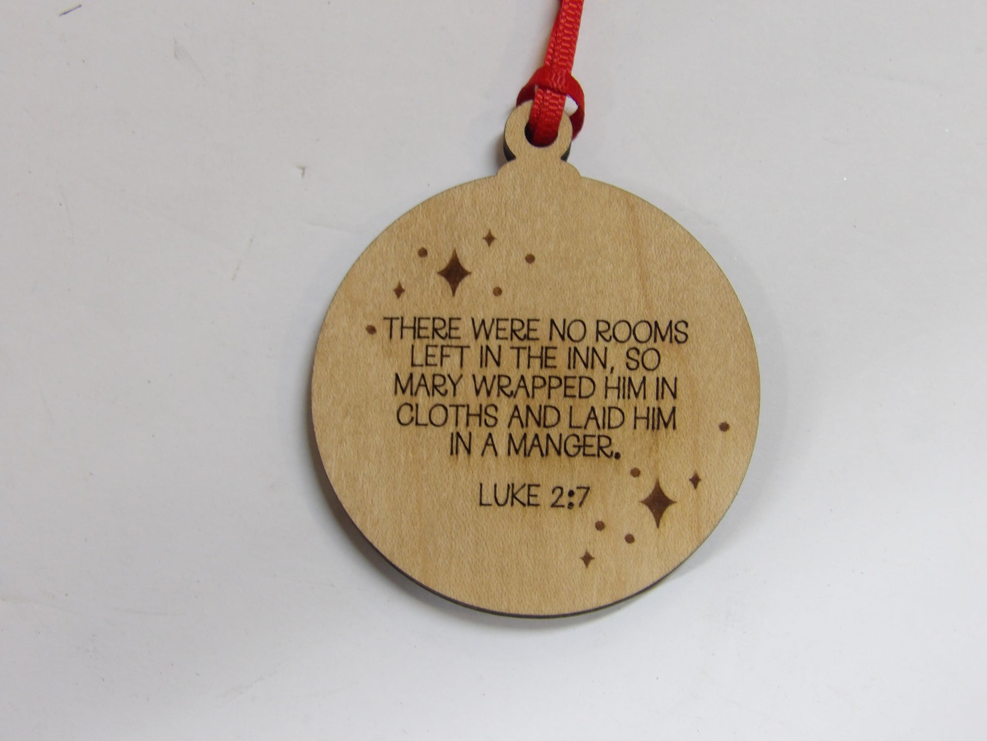 Wood Ornaments — Scripture Type