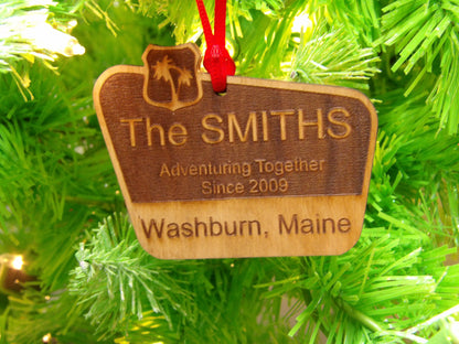 Personalized Adventuring Together Ornament (3 Variants)