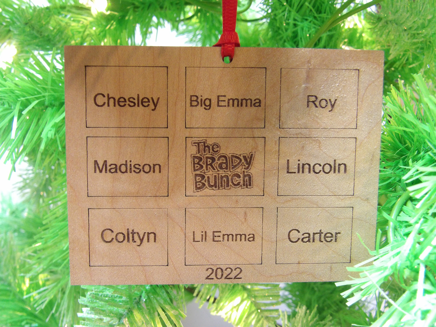 The Brady Bunch TV Screen Family Ornament