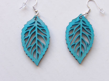 Leaf Dangle Acrylic Earrings (2 Colors)