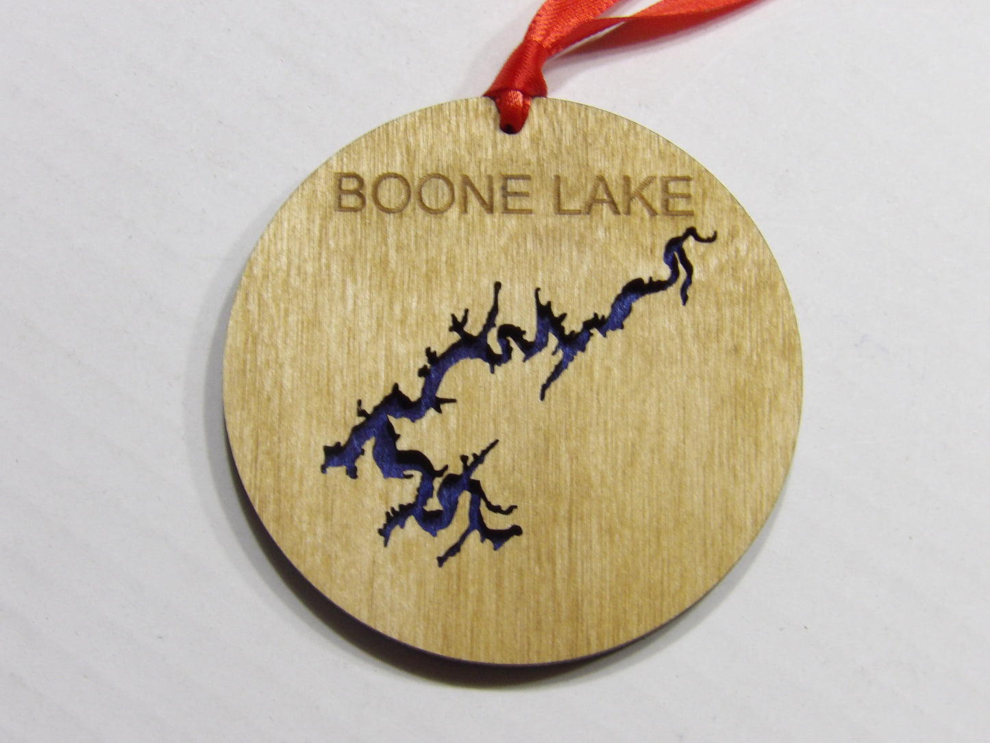 Lake Map Ornaments