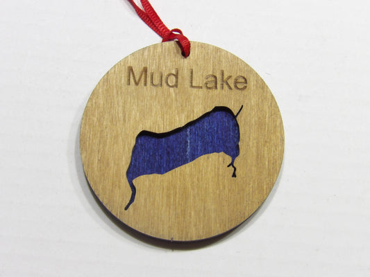 Lake Map Ornaments